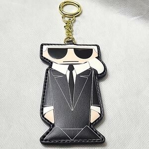 KARL LAGERFELD KEYCHAIN PURSE CHARM EUC